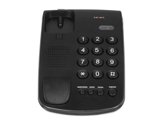 Проводной телефон TeXet TX-241 черный